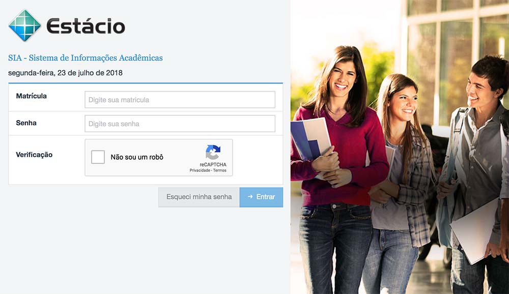 Estácio SIA Login