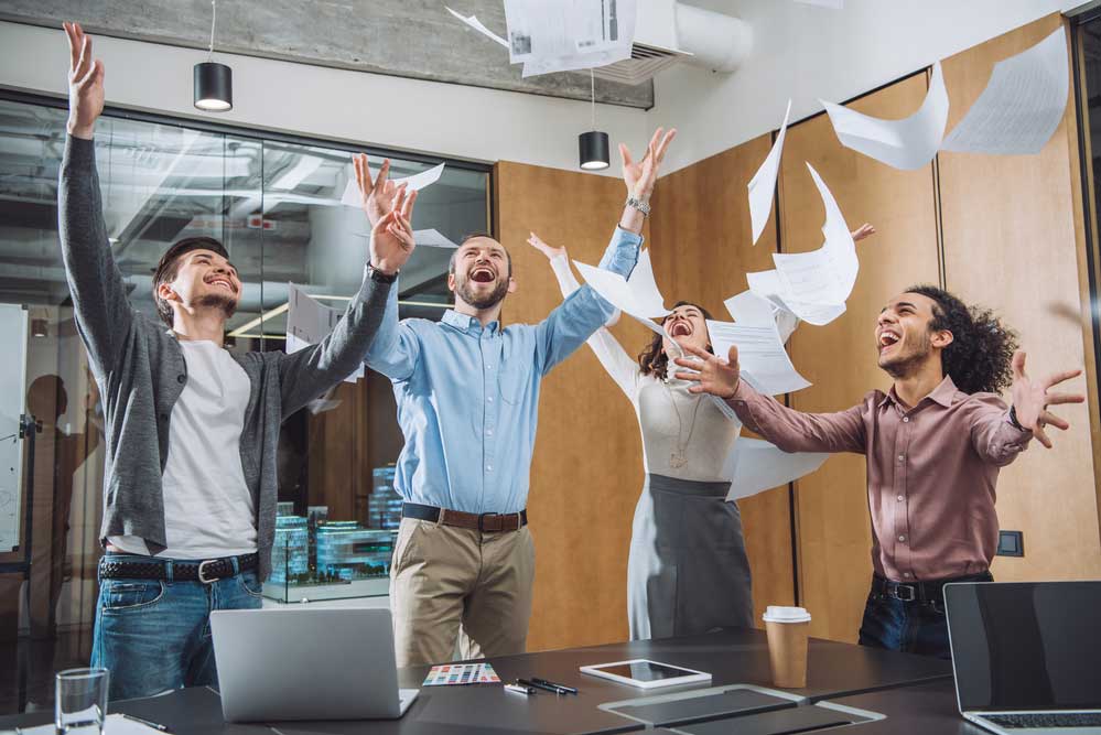 Conceito de felicidade e satisfação no trabalho