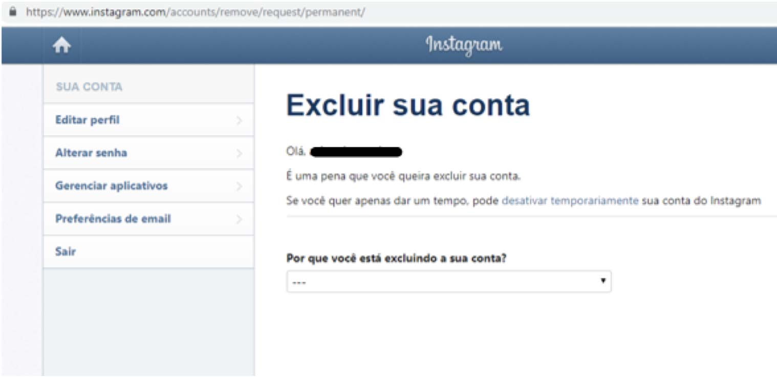Como Excluir Conta Secundaria Do Instagram