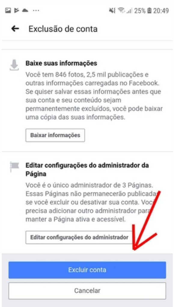 Como excluir facebook passo a passo para desativar no celular e desktop